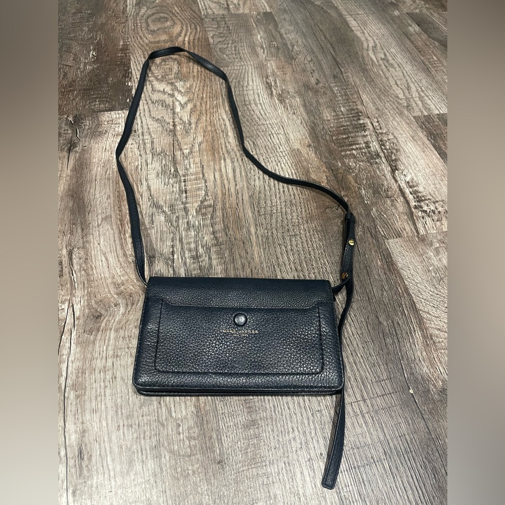 Marc Jacobs Black Leather Crossbody Bag